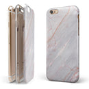 Slate Marble Surface V14 iPhone 6/6s or 6/6s Plus 2-Piece Hybrid INK-Fuzed Case