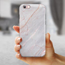 Slate Marble Surface V14 iPhone 6/6s or 6/6s Plus 2-Piece Hybrid INK-Fuzed Case