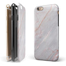 Slate Marble Surface V14 iPhone 6/6s or 6/6s Plus 2-Piece Hybrid INK-Fuzed Case
