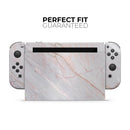 Slate Marble Surface V14 // Skin Decal Wrap Kit for Nintendo Switch Console & Dock, Joy-Cons, Pro Controller, Lite, 3DS XL, 2DS XL, DSi, or Wii - Vinyl Skin Wrap for Nintendo Switch 2, OLED, Lite, Pro Controller, Wii & Classic Handhelds