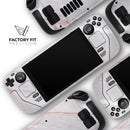 Slate Marble Surface V14 // Vinyl Skin Wrap for Steam Deck OLED & Steam Deck (LCD) — Soft Matte or Ultra Gloss