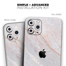 Slate Marble Surface V14 - Protective Skin Wrap & Decal – Compatible with iPhone SE to iPhone 17 Pro Max (All Models)