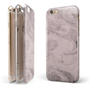 Slate Marble Surface V19 iPhone 6/6s or 6/6s Plus 2-Piece Hybrid INK-Fuzed Case