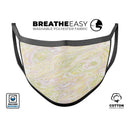 Slate Marble Surface V20 - Made in USA Mouth Cover Unisex Anti-Dust Cotton Blend Reusable & Washable Face Mask with Adjustable Sizing for Adult or Child