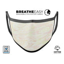 Slate Marble Surface V23 - Made in USA Mouth Cover Unisex Anti-Dust Cotton Blend Reusable & Washable Face Mask with Adjustable Sizing for Adult or Child
