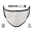Slate Marble Surface V26 - Made in USA Mouth Cover Unisex Anti-Dust Cotton Blend Reusable & Washable Face Mask with Adjustable Sizing for Adult or Child
