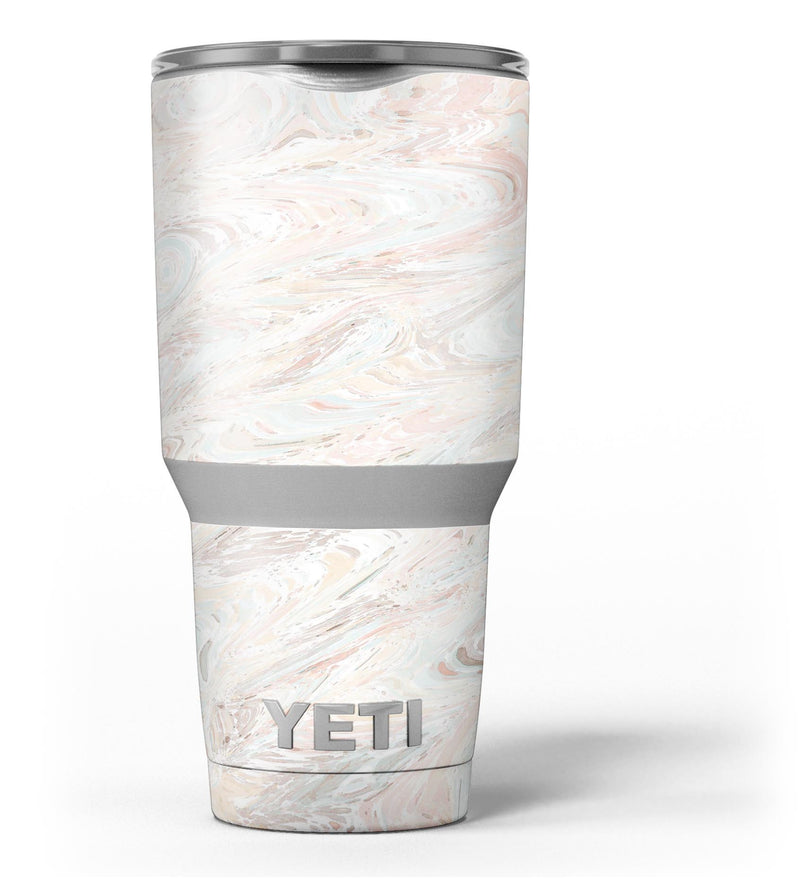 Slate Marble Surface V27 - Skin Decal Vinyl Wrap Kit compatible with the Yeti Rambler Cooler Tumbler Cups