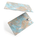 Slate Marble Surface V28 - Premium Protective Decal Skin-Kit for the Apple Credit Card