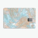 Slate Marble Surface V28 - Premium Protective Decal Skin-Kit for the Apple Credit Card