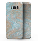 Slate Marble Surface V28 - Samsung Galaxy S8 Full-Body Skin Kit