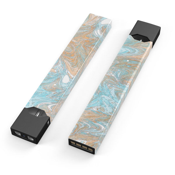 Slate Marble Surface V28 - Premium Decal Protective Skin-Wrap Sticker compatible with the Juul Labs vaping device