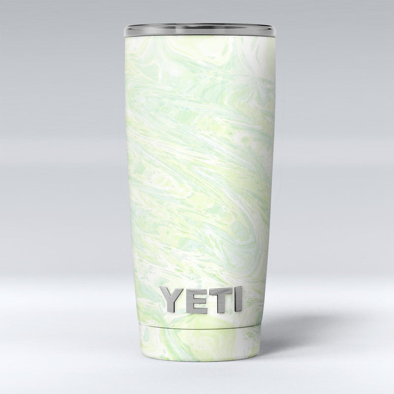 Slate Marble Surface V29 - Skin Decal Vinyl Wrap Kit compatible with the Yeti Rambler Cooler Tumbler Cups