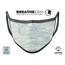 Slate Marble Surface V31 - Made in USA Mouth Cover Unisex Anti-Dust Cotton Blend Reusable & Washable Face Mask with Adjustable Sizing for Adult or Child