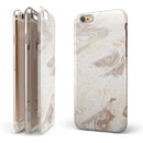 Slate Marble Surface V33 iPhone 6/6s or 6/6s Plus 2-Piece Hybrid INK-Fuzed Case