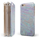 Slate Marble Surface V35 iPhone 6/6s or 6/6s Plus 2-Piece Hybrid INK-Fuzed Case