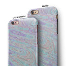 Slate Marble Surface V35 iPhone 6/6s or 6/6s Plus 2-Piece Hybrid INK-Fuzed Case