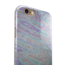 Slate Marble Surface V35 iPhone 6/6s or 6/6s Plus 2-Piece Hybrid INK-Fuzed Case