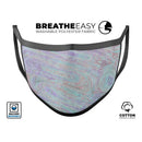 Slate Marble Surface V35 - Made in USA Mouth Cover Unisex Anti-Dust Cotton Blend Reusable & Washable Face Mask with Adjustable Sizing for Adult or Child