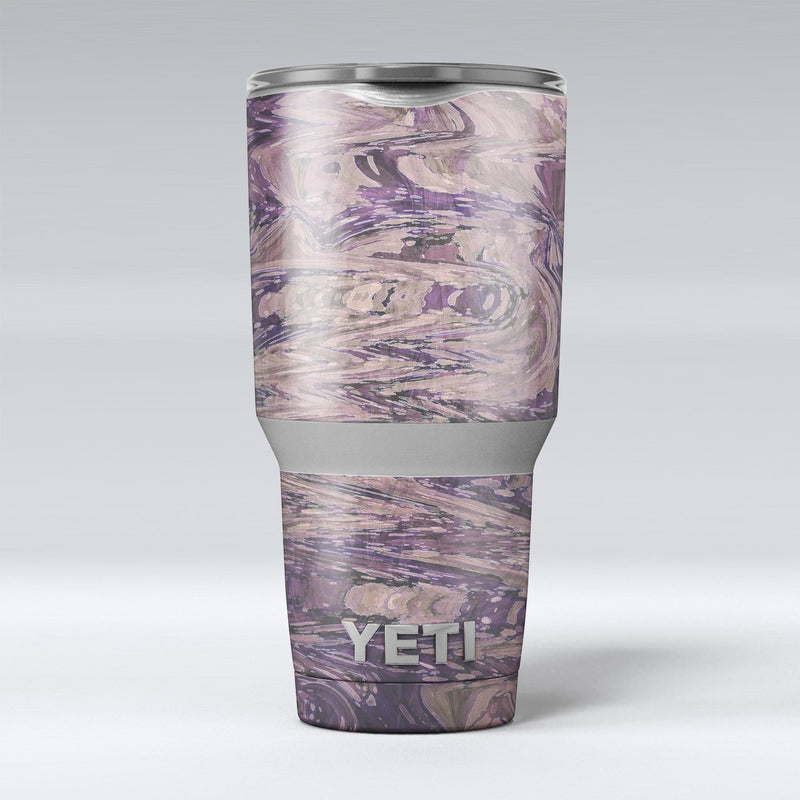 Slate Marble Surface V38 - Skin Decal Vinyl Wrap Kit compatible with the Yeti Rambler Cooler Tumbler Cups