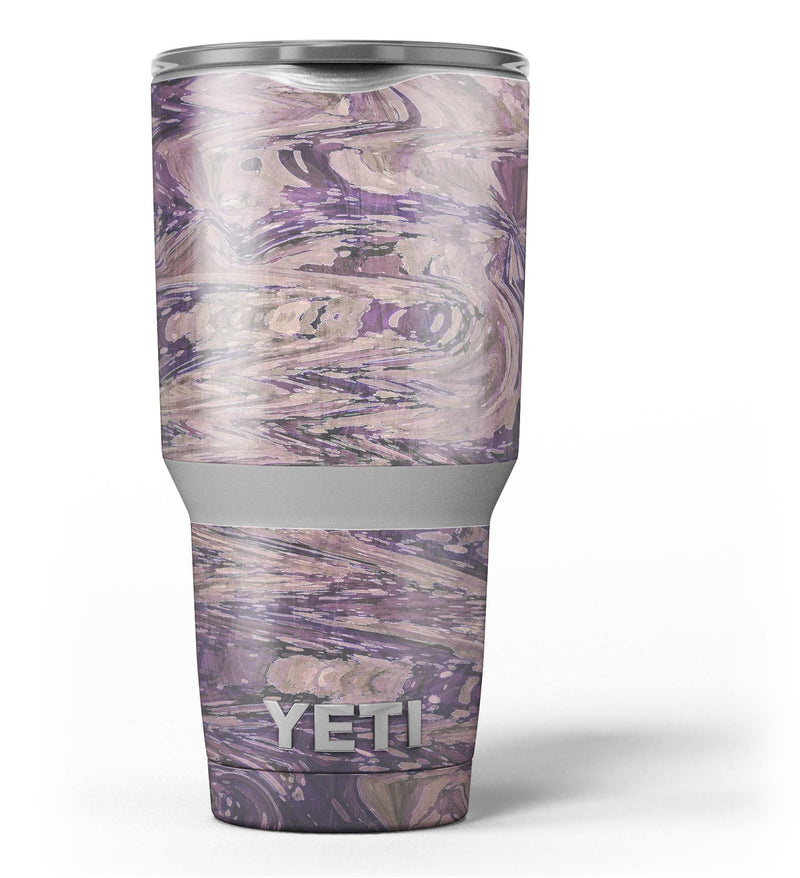Slate Marble Surface V38 - Skin Decal Vinyl Wrap Kit compatible with the Yeti Rambler Cooler Tumbler Cups