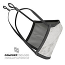 Slate Marble Surface V4 - Made in USA Mouth Cover Unisex Anti-Dust Cotton Blend Reusable & Washable Face Mask with Adjustable Sizing for Adult or Child