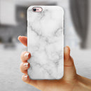Slate Marble Surface V54 iPhone 6/6s or 6/6s Plus 2-Piece Hybrid INK-Fuzed Case