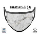 Slate Marble Surface V5 - Made in USA Mouth Cover Unisex Anti-Dust Cotton Blend Reusable & Washable Face Mask with Adjustable Sizing for Adult or Child