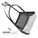 Slate Marble Surface V5 - Made in USA Mouth Cover Unisex Anti-Dust Cotton Blend Reusable & Washable Face Mask with Adjustable Sizing for Adult or Child
