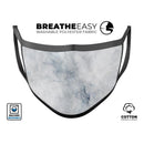 Slate Marble Surface V6 - Made in USA Mouth Cover Unisex Anti-Dust Cotton Blend Reusable & Washable Face Mask with Adjustable Sizing for Adult or Child