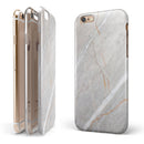Slate Marble Surface V8 iPhone 6/6s or 6/6s Plus 2-Piece Hybrid INK-Fuzed Case