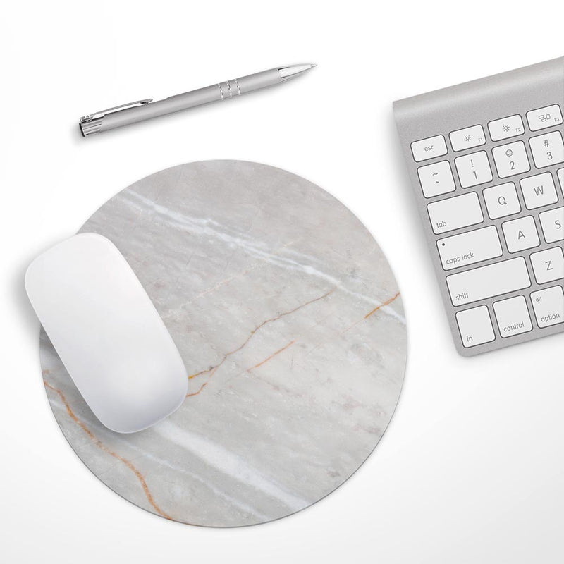 Slate Marble Surface V8// WaterProof Rubber Foam Backed Anti-Slip Mouse Pad for Home Work Office or Gaming Computer Desk