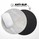 Slate Marble Surface V8// WaterProof Rubber Foam Backed Anti-Slip Mouse Pad for Home Work Office or Gaming Computer Desk