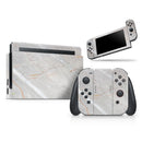 Slate Marble Surface V8 // Skin Decal Wrap Kit for Nintendo Switch Console & Dock, Joy-Cons, Pro Controller, Lite, 3DS XL, 2DS XL, DSi, or Wii - Vinyl Skin Wrap for Nintendo Switch 2, OLED, Lite, Pro Controller, Wii & Classic Handhelds