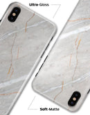 Slate Marble Surface V8 - iPhone X Clipit Case