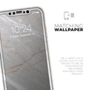 Slate Marble Surface V8 - Protective Skin Wrap & Decal – Compatible with iPhone SE to iPhone 17 Pro Max (All Models)