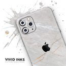 Slate Marble Surface V8 - Protective Skin Wrap & Decal – Compatible with iPhone SE to iPhone 17 Pro Max (All Models)