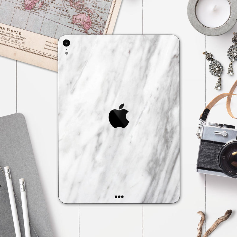 Slate Marble Surface V9 - Full Body Skin Decal for the Apple iPad Pro 12.9", 11", 10.5", 9.7", Air or Mini (All Models Available)