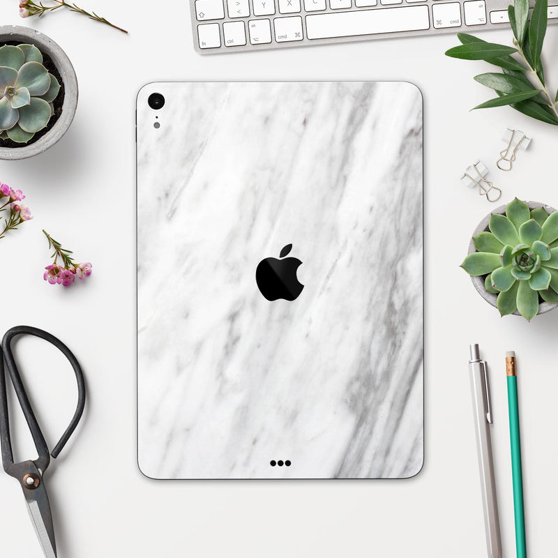 Slate Marble Surface V9 - Full Body Skin Decal for the Apple iPad Pro 12.9", 11", 10.5", 9.7", Air or Mini (All Models Available)