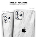 Slate Marble Surface V9 - Protective Skin Wrap & Decal – Compatible with iPhone SE to iPhone 17 Pro Max (All Models)