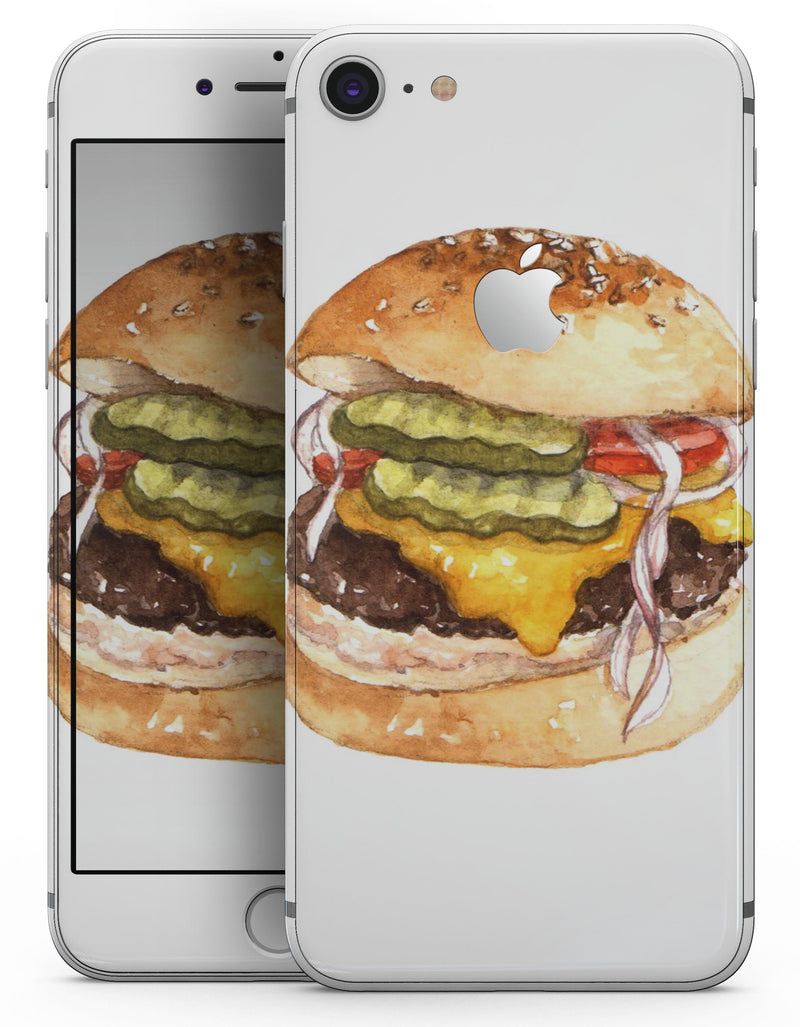 Sloppy Cheeseburger - Skin-kit for the iPhone 8 or 8 Plus