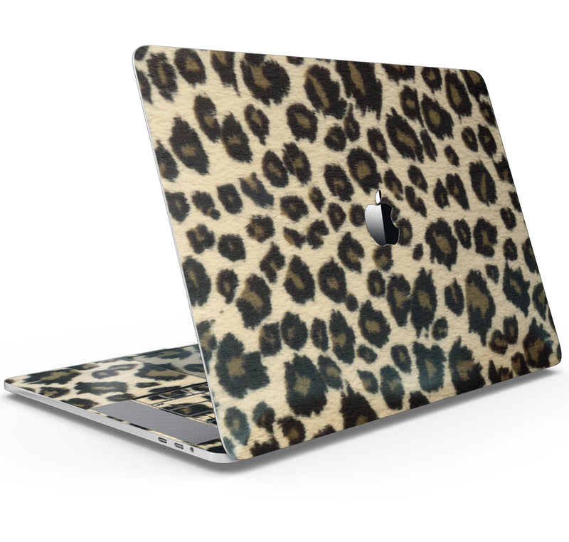 Small Vector Cheetah Animal Print - Skin Decal Wrap Kit Compatible with the Apple MacBook Pro, Pro with Touch Bar or Air (11", 12", 13", 15" & 16" - All Versions Available)