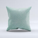 Small Green Polkadotted Surface ink-Fuzed Decorative Throw Pillow