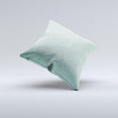 Small Green Polkadotted Surface ink-Fuzed Decorative Throw Pillow