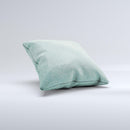 Small Green Polkadotted Surface ink-Fuzed Decorative Throw Pillow