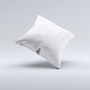 Small Pink Polkadotted Surface ink-Fuzed Decorative Throw Pillow