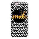 Smile Sketch on Foil iPhone 6/6s or 6/6s Plus 2-Piece Hybrid INK-Fuzed Case