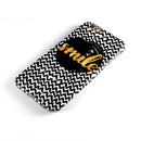 Smile Sketch on Foil iPhone 6/6s or 6/6s Plus 2-Piece Hybrid INK-Fuzed Case