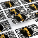 Smile Sketch on Foil - Premium Protective Decal Skin-Kit for the Apple Credit Card