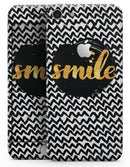 Smile Sketch on Foil - Skin-kit for the iPhone 8 or 8 Plus