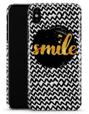 Smile Sketch on Foil - iPhone X Clipit Case